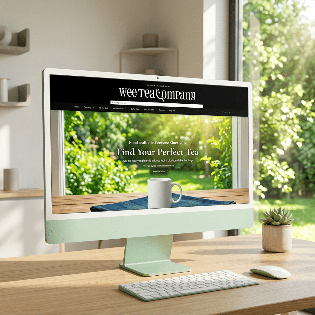 Wee Tea Company Website