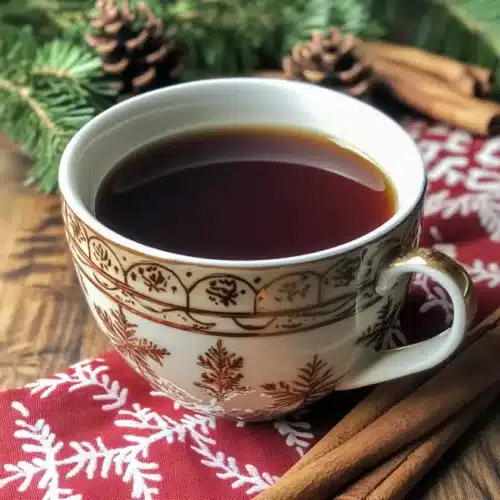A cup of Christmas Chai Tea