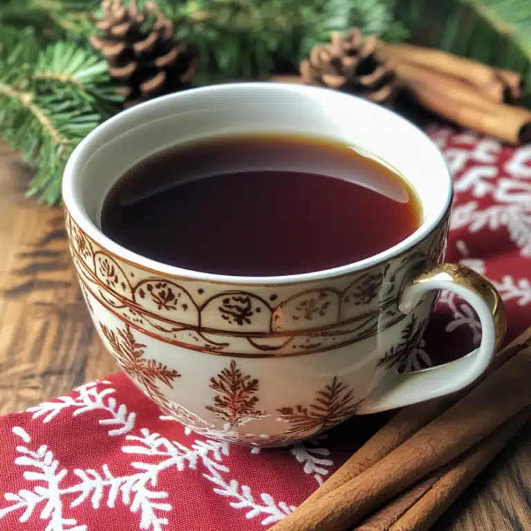A cup of Christmas Chai Tea